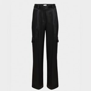 Aritzia Babaton Sleek Black Cargo Trousers
